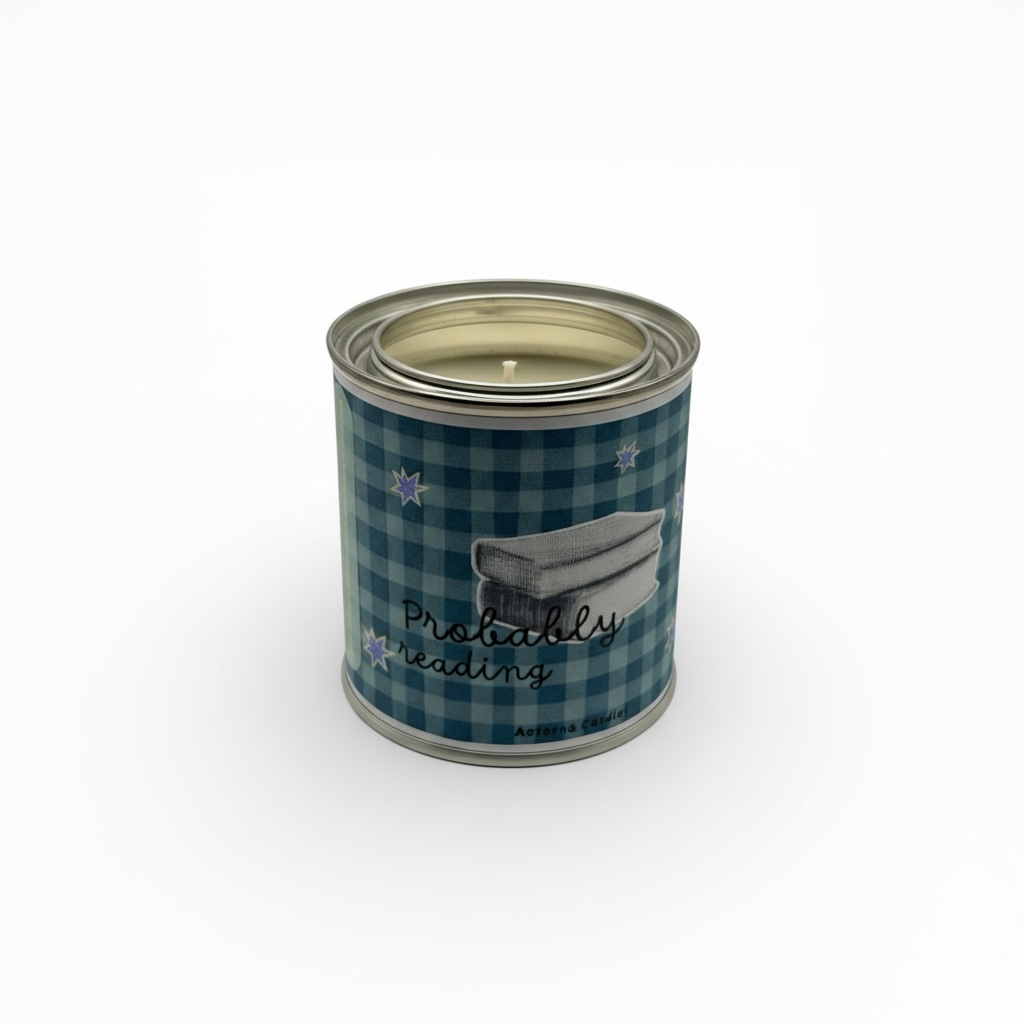 Probably reading soy candle