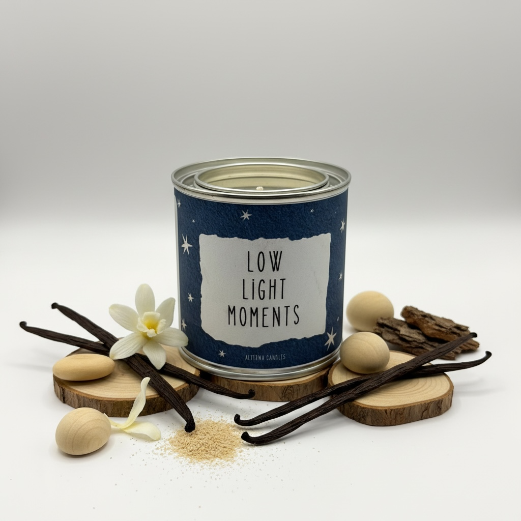 Low light moments soy candle