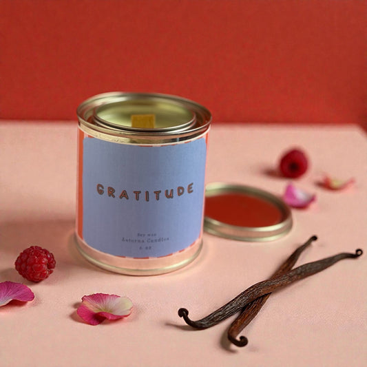 Gratitude intention soy candle