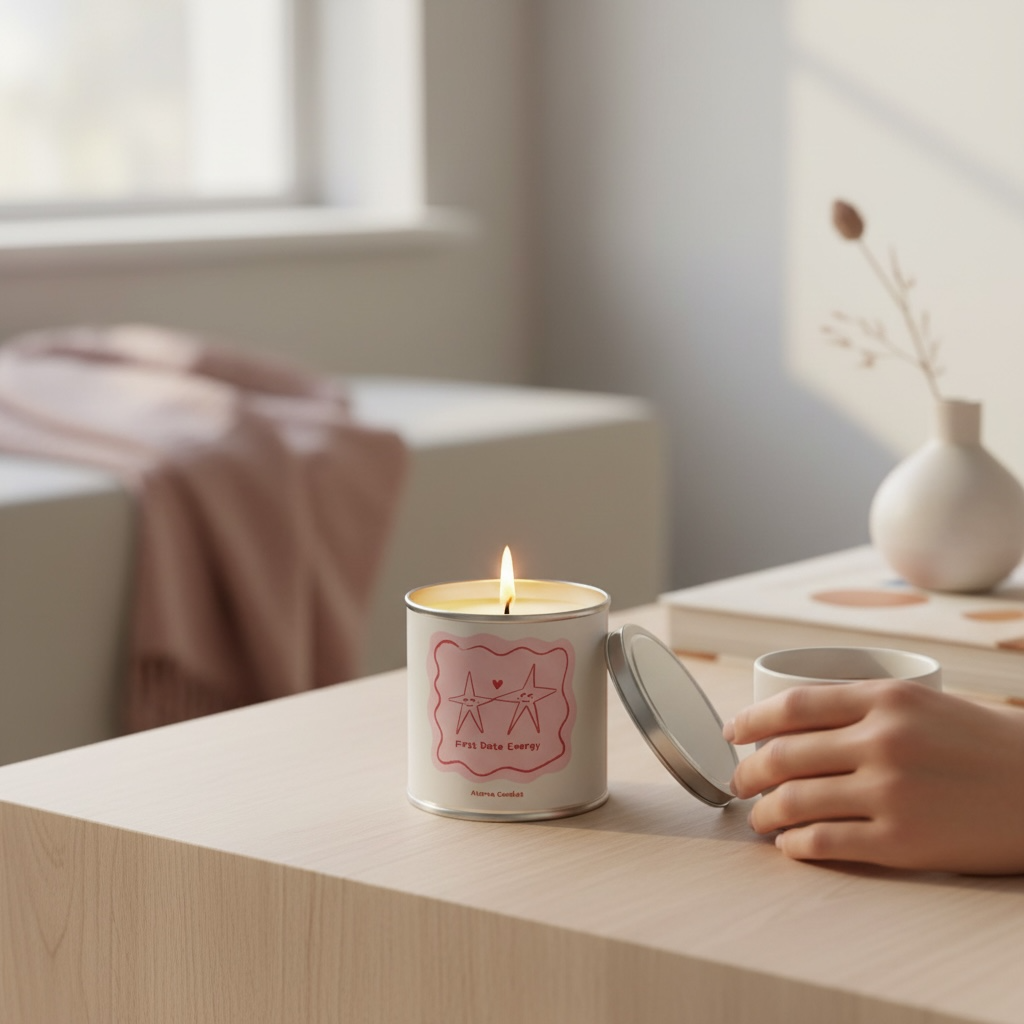 First date energy soy candle