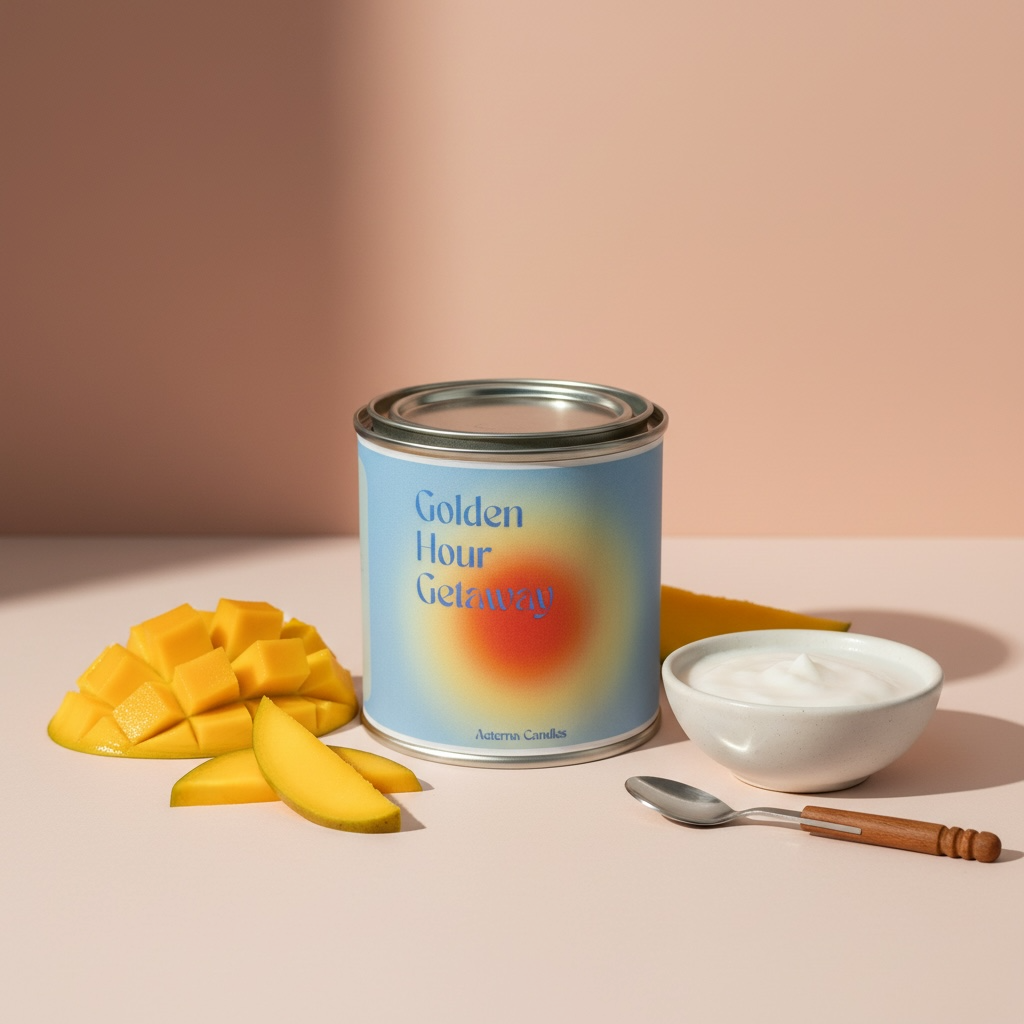 Golden hour getaway soy candle