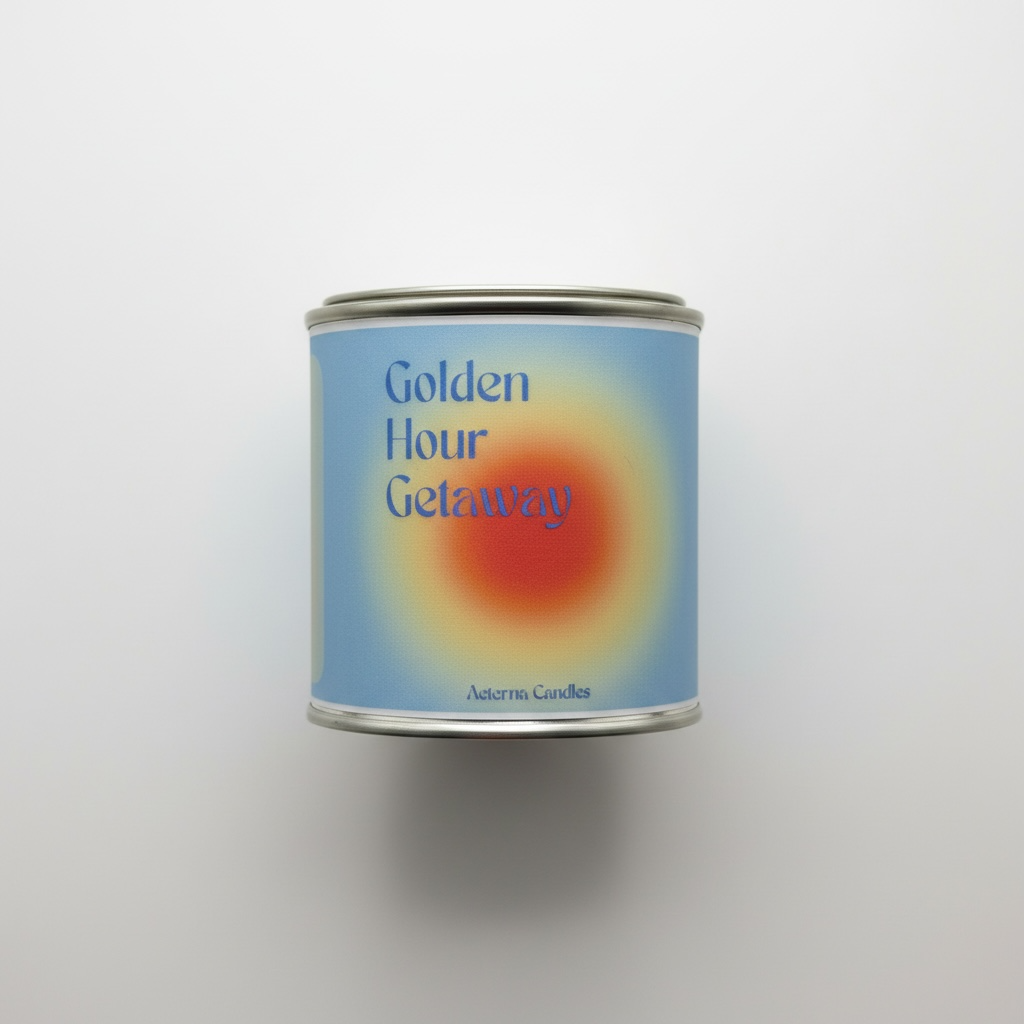Golden hour getaway soy candle