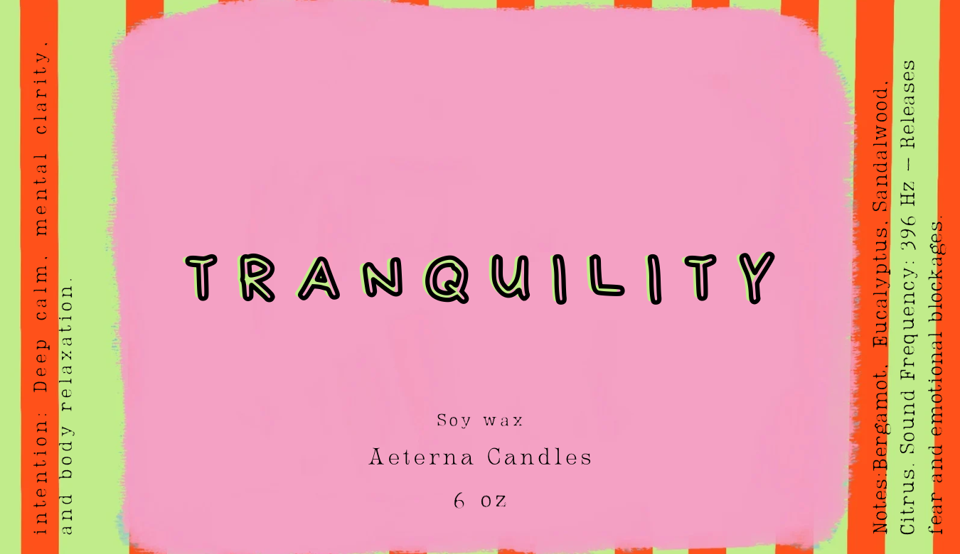 Tranquility – Intention Candle